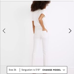Madewell Perfect Vintage jeans tile white